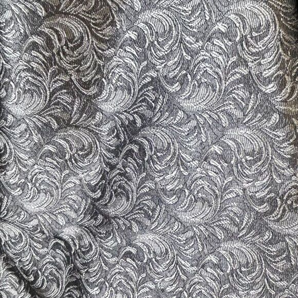 Carrot & Gibbs Men's Silver Gray 100% Silk Paisley Hand-Crafted Suit Vest Sz 42 - Picture 6 of 14